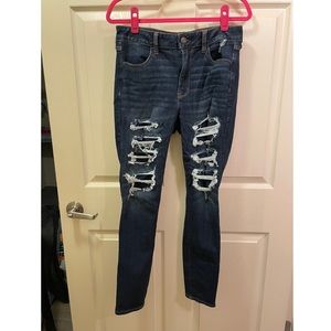 American Eagle 360 Next Level Stretch Dark Jeans